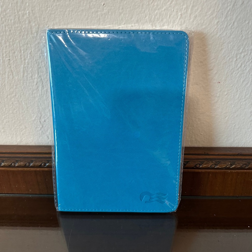 Princess Cruises Blue Faux Leather Journal Notebook New V04472 PC-47463 Souvenir